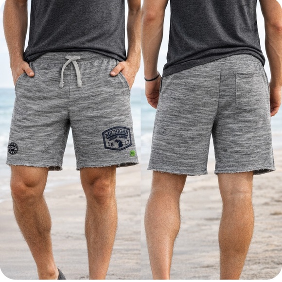 U S Vintage Other - US VINTAGE BY EXIST ~ NWT Men’s Size 2XL Gray Distressed Lightweight Shorts